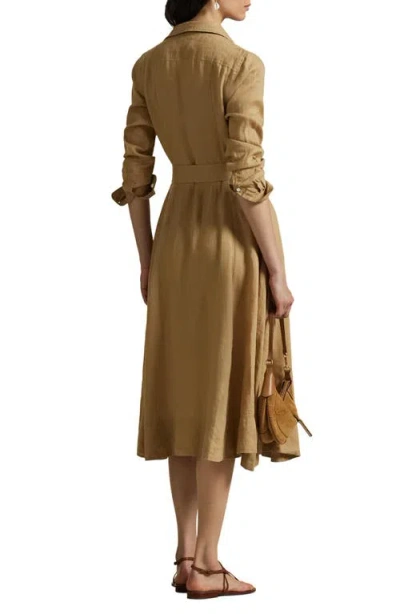 Polo Ralph Lauren Long Sleeve Linen Shirtdress
