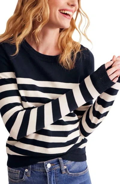 Boden Catriona Stripe Cotton Blend Sweater