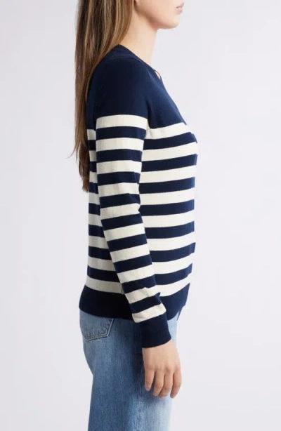 Boden Catriona Stripe Cotton Blend Sweater