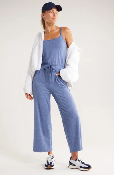Zella Restore Soft Jumpsuit In Blue