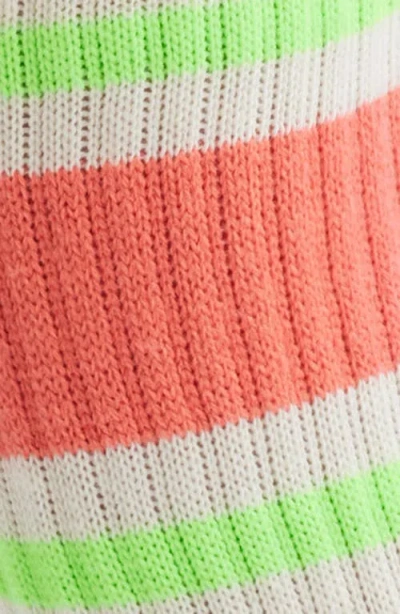 American Trench The Retro Stripe Crew Socks In White