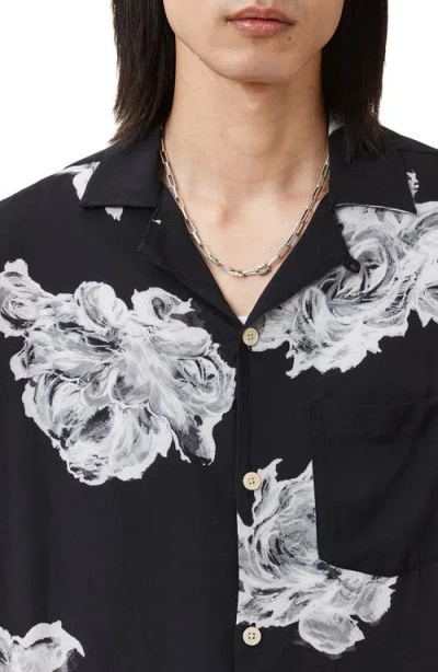 Allsaints Gallica Short Sleeve Camp Shirt