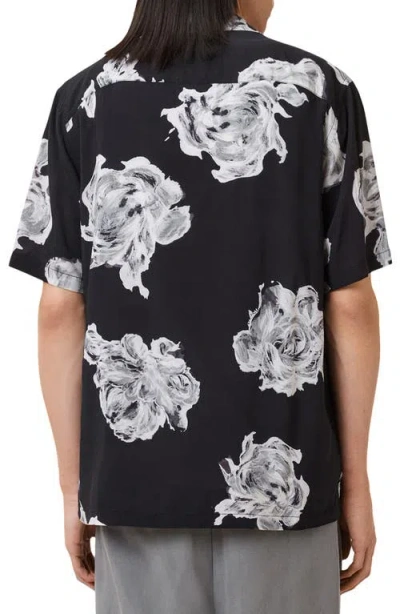 Allsaints Gallica Short Sleeve Camp Shirt