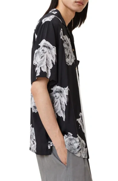 Allsaints Gallica Short Sleeve Camp Shirt