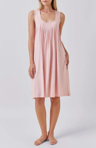 Papinelle Caty Soft Pleat Nightgown In Purple