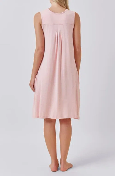 Papinelle Caty Soft Pleat Nightgown In Purple