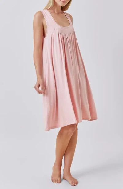 Papinelle Caty Soft Pleat Nightgown In Purple