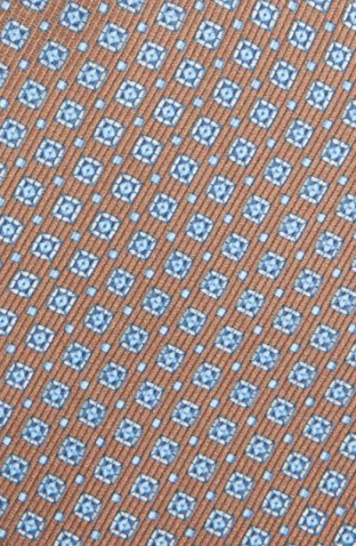 David Donahue Neat Square Silk Tie