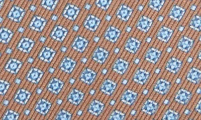 David Donahue Neat Square Silk Tie