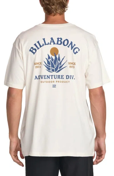 Billabong Agave Adventure Division Graphic T-shirt In White