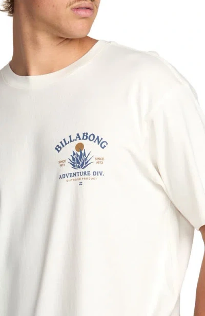 Billabong Agave Adventure Division Graphic T-shirt In White