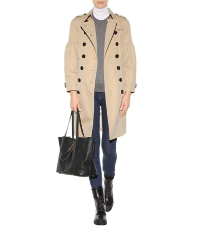 Shop Burberry Redhill Trench Coat In Hoeey