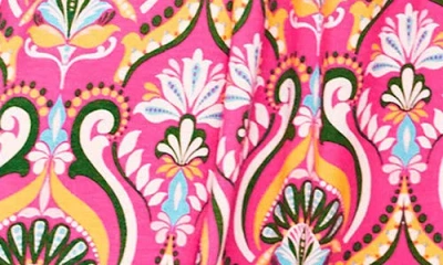 Boden Ellie Print Flutter Sleeve Dress In Pink
