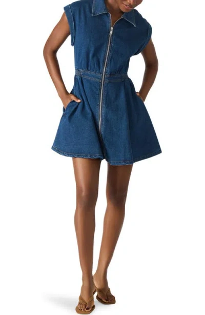 Steve Madden Tucker Cap Sleeve Denim Minidress