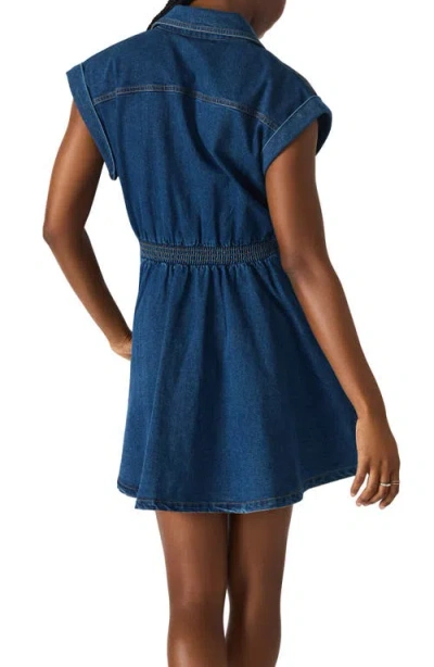 Steve Madden Tucker Cap Sleeve Denim Minidress