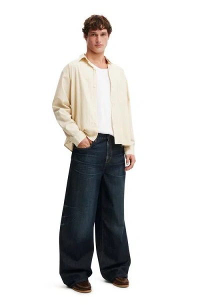 Cotton On Super Baggy Jean In Blue