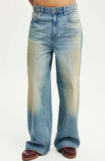 Cotton On Super Baggy Jean In Blue