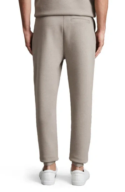 Reiss Premier Interlock Regular Fit Track Pants In Neutral