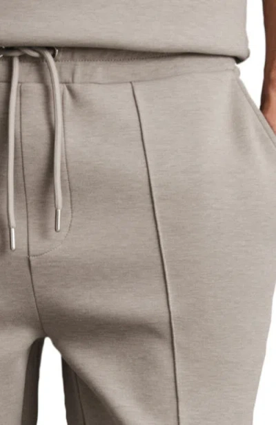 Reiss Premier Interlock Regular Fit Track Pants In Neutral