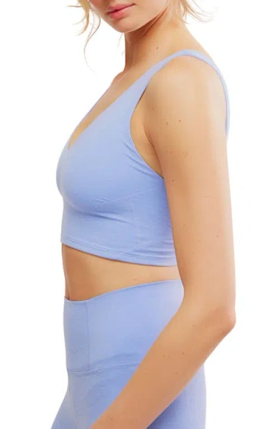 Free People Fp Movement Never Better Heather Crop Top