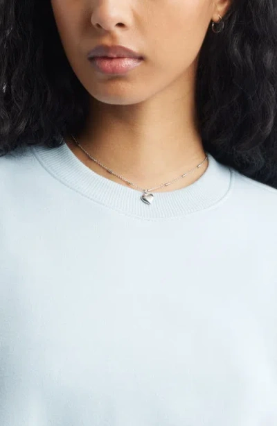 Bp. Fleece Detail Oversize Crewneck Sweatshirt