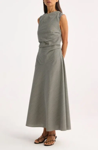 Rohe Róhe Sleeveless Wool Blend A-line Dress In Gray