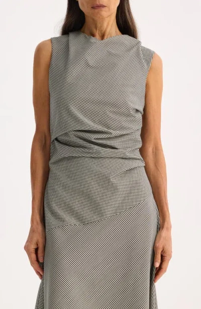 Rohe Róhe Sleeveless Wool Blend A-line Dress In Gray
