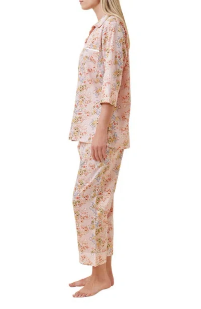 Papinelle Molly Cotton Sateen Crop Pajamas