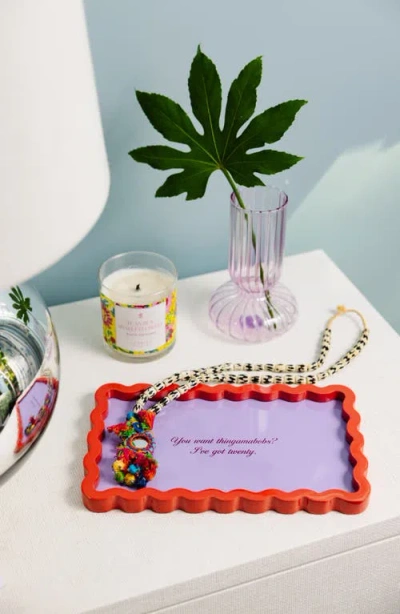 Furbish Thingamabobs Lacquer Tray In Multi