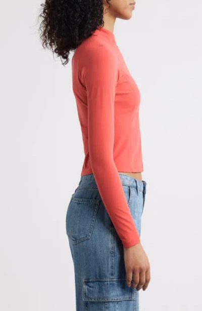 Pacsun Bella Zip Up Jacket In Pink