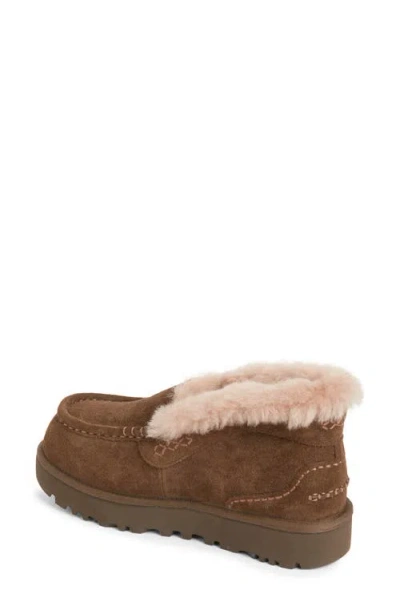 Ugg(r) Ansley Parc Genuine Shearling Platform Slipper