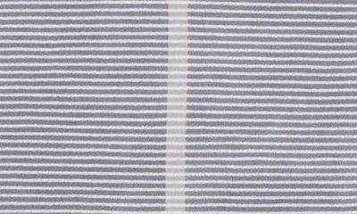 Barefoot Dreams Cozychic® Center Stripe Throw Blanket In Gray