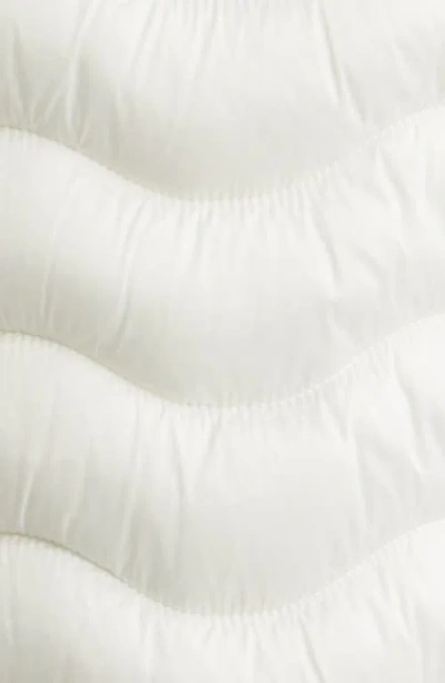 Save The Duck Livette Wavy Quilted Water Repellent Puffer Jacket In White