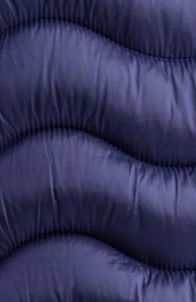 Save The Duck Livette Wavy Quilted Water Repellent Puffer Jacket In Blue