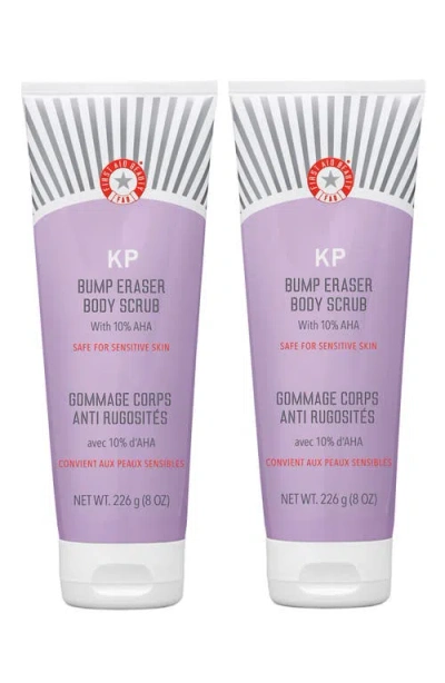 First Aid Beauty Kp Bump Eraser Body Scrub Duo $60 Value