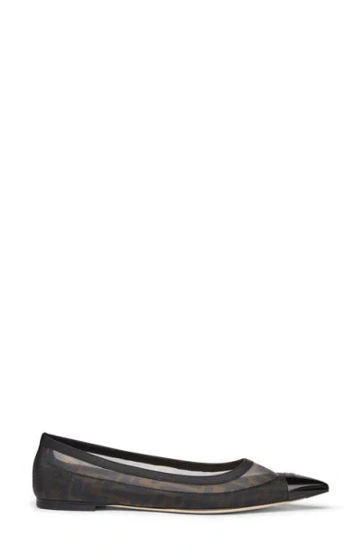 Fendi Colibri Pointed Toe Ballet Flat