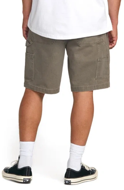 Billabong Bad Dog Denim Shorts In Green