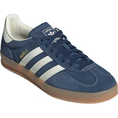 Adidas Originals Handball Sneaker Contrast Stripes In Blue