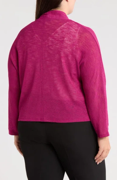 Kasper Dolman Cardigan In Purple