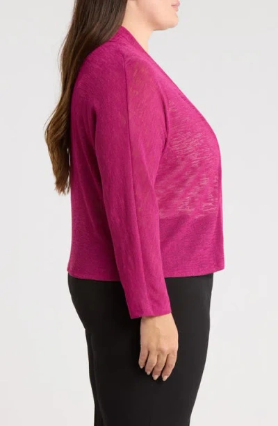 Kasper Dolman Cardigan In Purple