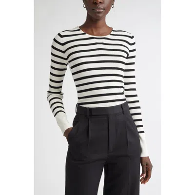 St John St. John Collection Breton Stripe Sweater