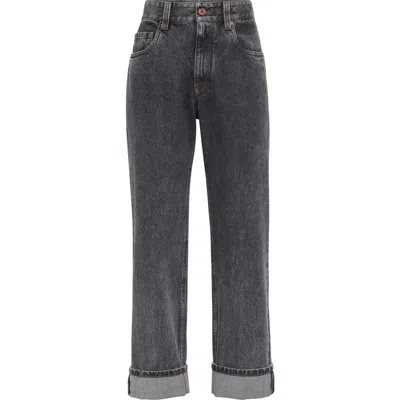 Brunello Cucinelli Five-pocket Cuffed Jeans