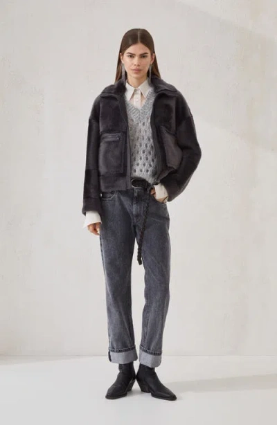 Brunello Cucinelli Five-pocket Cuffed Jeans