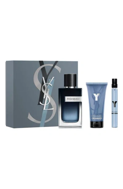 Saint Laurent Yves  Y Eau De Parfum 3-piece Gift Set $202 Value