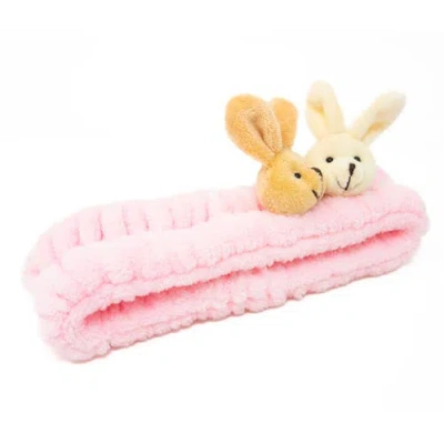 Puttisu 2pc Plush Spa Headband Set