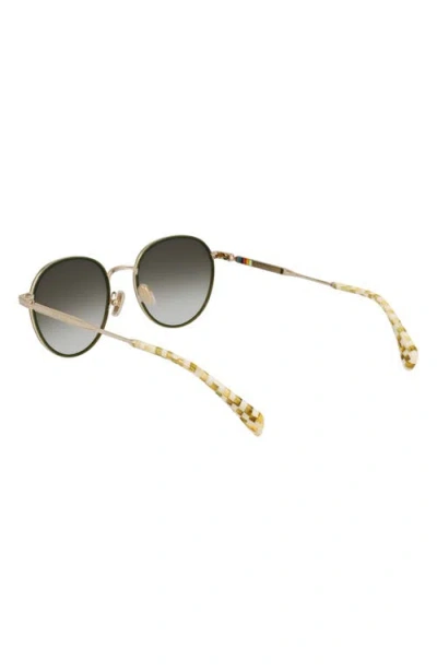 Paul Smith Mabley 53mm Gradient Round Sunglasses