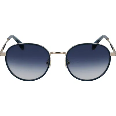 Paul Smith Mabley 53mm Gradient Round Sunglasses