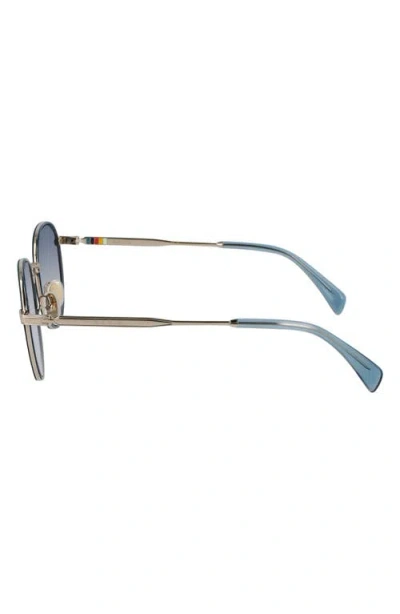 Paul Smith Mabley 53mm Gradient Round Sunglasses