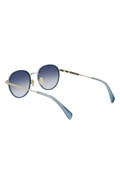 Paul Smith Mabley 53mm Gradient Round Sunglasses