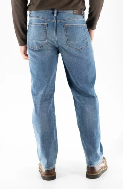 Devil-dog Dungarees Relaxed Straight Leg Jeans In Blue